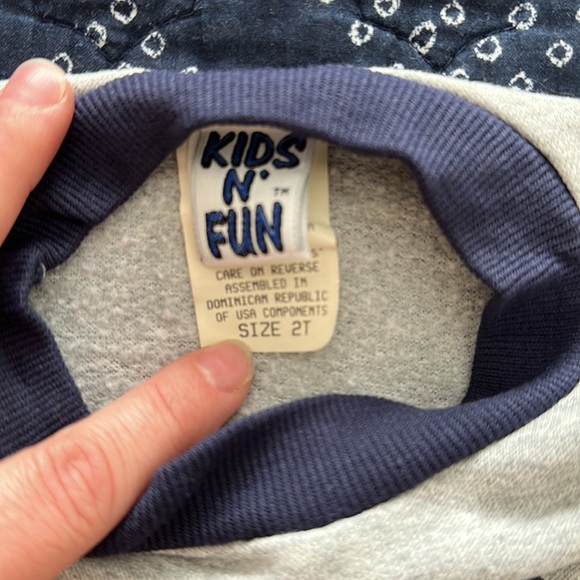 Vintage Kids N’ Fun Pullover Sweatshirt Size 2 - Picture 3 of 5